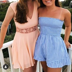 FREE PEOPLE peach dress